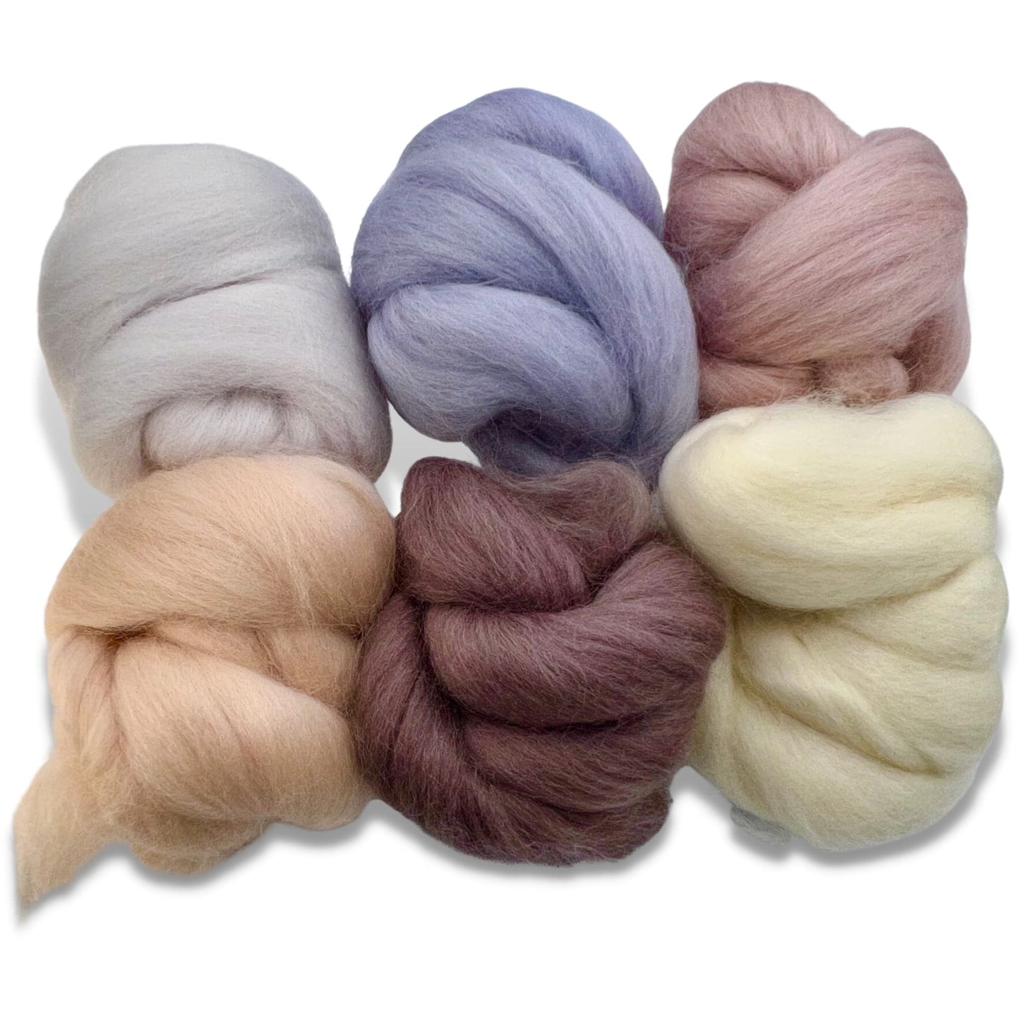 Revolution Fibers Dyed Wool Roving Top | Corriedale Collection of Unspun Fiber | Perfect for Hand Spinning, Needle Felting, Weaving and Crafting (Sandy Beach)