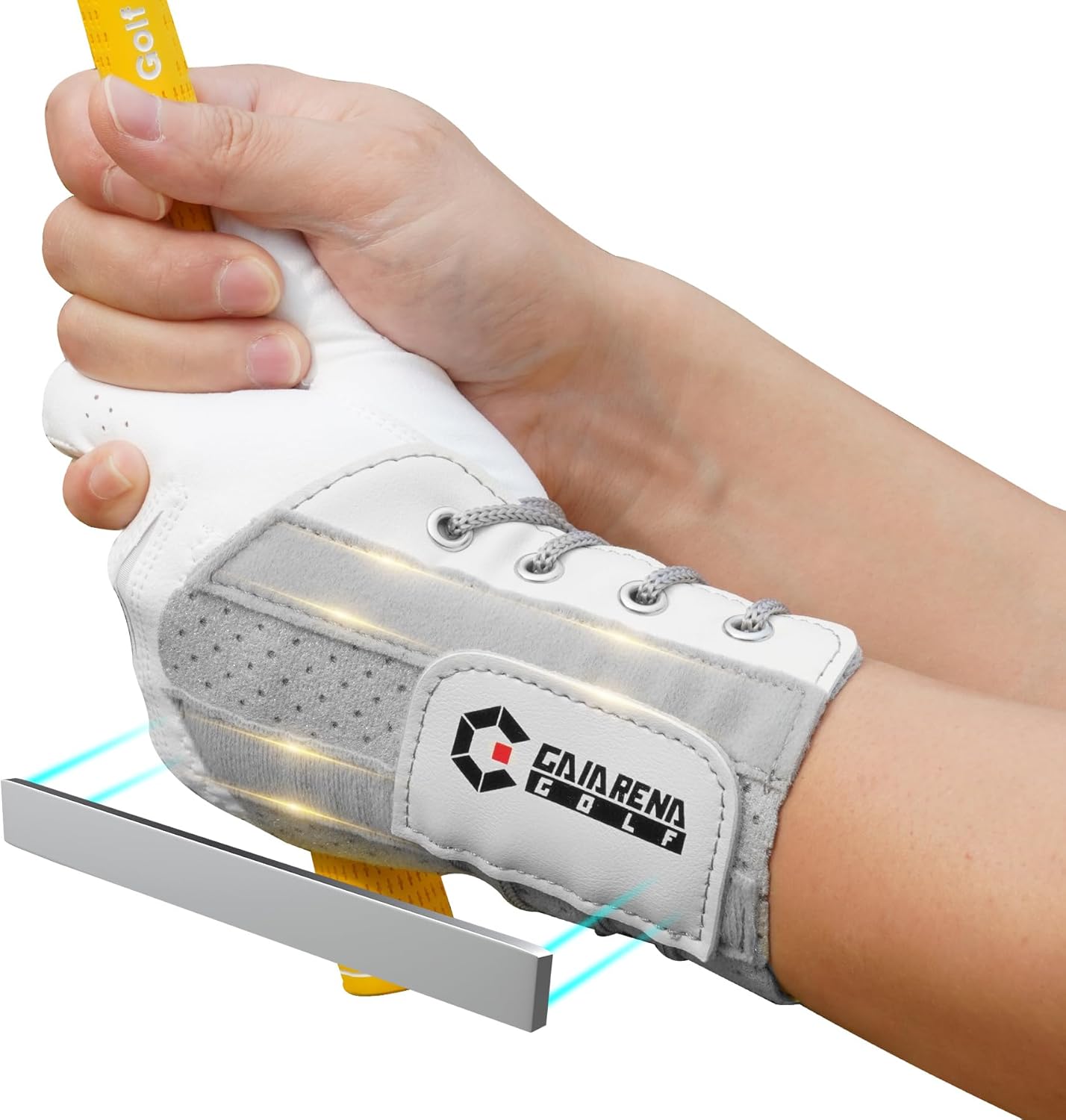 GAIARENA Golf Wrist Brace Wrist Hinge Swing Aid, Efficient Golf Swing Training Equipment to Correct Wrist’s Angle & Develop Muscle Memory for Beginner Golfers