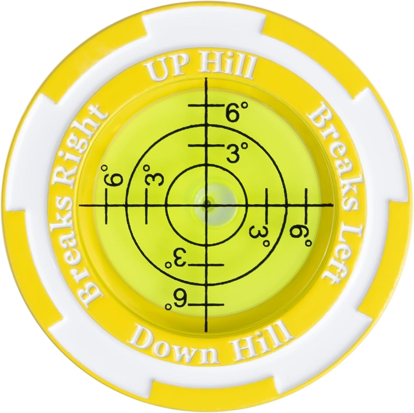 Golf Ball Marker - SmartLevel Ball Marker with High Precision Horizontal Bubble | Golf Putting Training Aid Accessories for Men & Women