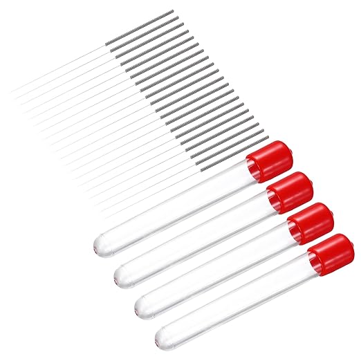 MECCANIXITY 20Pcs 3D Printer Nozzle Cleaning Kit Precision 0.25mm Stainless Steel Cleaner Needles for 3D Printer Clog Removal, Maintenance