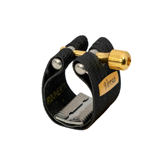 Rovner Ligature & Plastic Cap for Tenor Standard Saxophone - Versa Ligature for Hard Rubber Mouthpiece (V-2R)