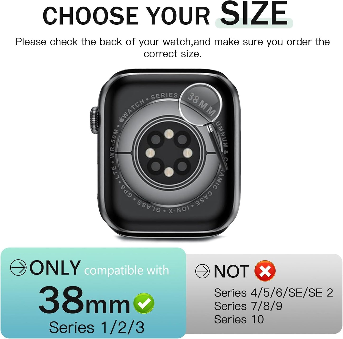 JR.DM 38mm 2 Pack Hard PC Case with HD Tempered Glass Screen Protector for Apple Watch Series 3/2/1, Slim Guard Bumper Full Coverage Protective Anti-Scratch Face Cover for iWatch, Black+Clear