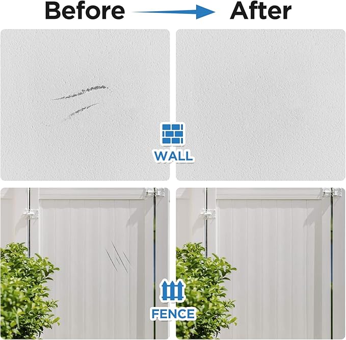 White Touch Up Paint Pen, Flat White Paint for Wall, Door, Cabinets, Furniture,Cabinet, Appliance, Refrigerators, Wood, Tub & Tile, Porcelain, Acrylic, Enamel (Flat Stain, 30ML) Quick-Dry, Non-Toxic