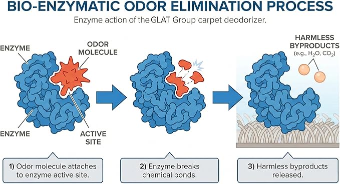 Enzyme-Powered Carpet Deodorizer (Powder) - Cozy Weather | Natural Pet Odor Eliminator | Bio-Enzymatic Formula, Premium Performance, Eco Friendly | 16 oz