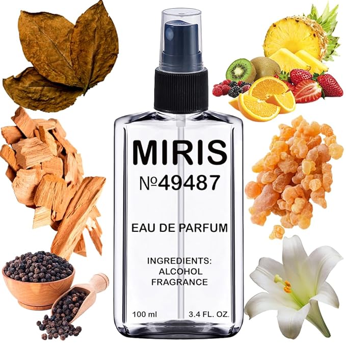 MIRIS No. 49487, Inspired by Belle d'Opiu, Long-Lasting Eau de Parfum for Women, Spray 3.4 Fl Oz / 100 ml