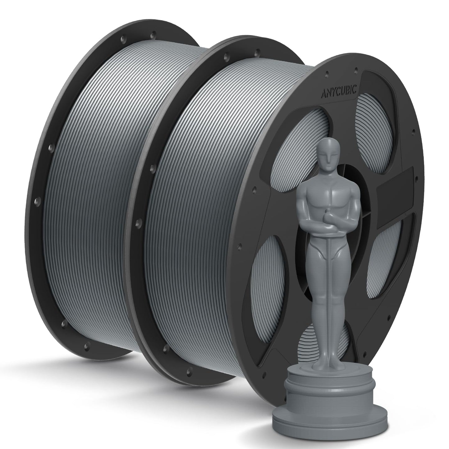 ANYCUBIC PLA+ 3D Printer Filament Bundle, PLA Plus 1.75mm Dimensional Accuracy +/- 0.02mm, Fit Most FDM 3D Printers, 1KG Spool,