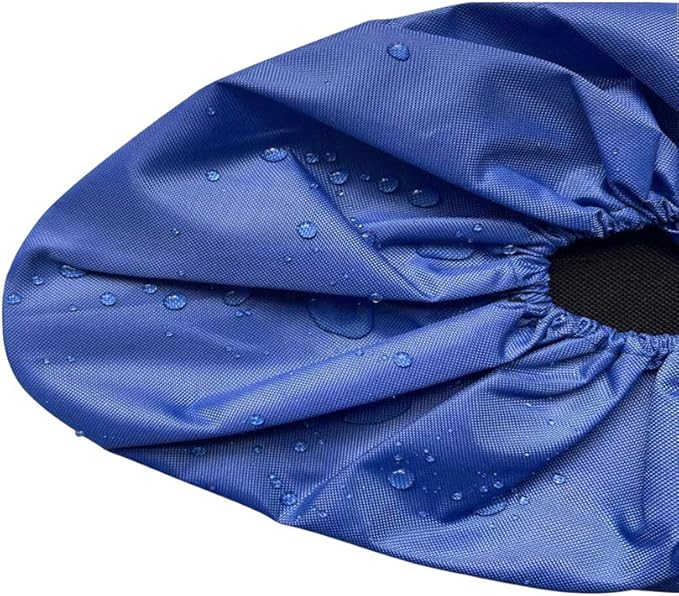 Jron 5 Pairs Premium Reusable Washable Shoe Cover Boot Covers for Contractors (5 Pairs | US 12-14 For Shoes/US 11-13 For Boots, Blue)