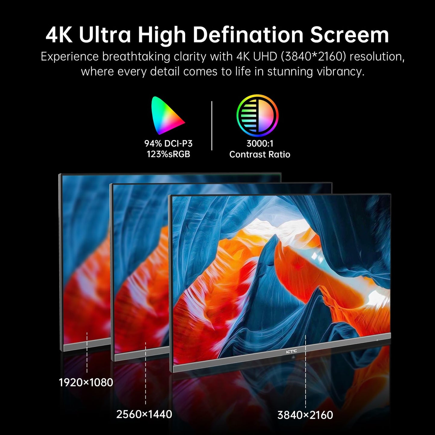 Ktc 32 Inch 4K Smart Monitor With Google Tv System Uhd 3440X2560P Hey Google Voice Remote Netflix Licensed Dolby Audio Hdr Kvm T