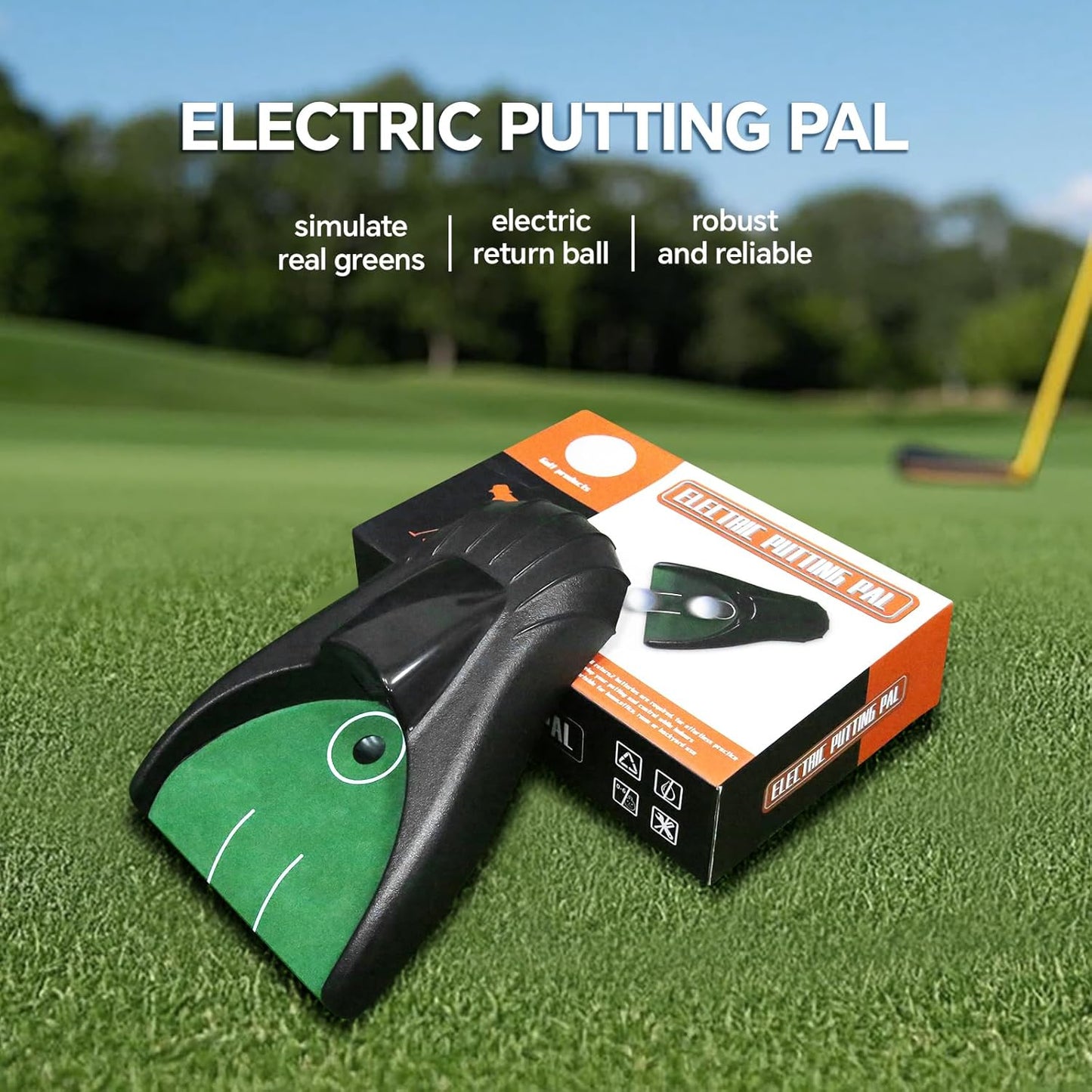 Golf Automatic Putting Cup, Return Putting Machine, Automatic Ball Returner, Portable Putting Training Aids for Indoor and Outdoor