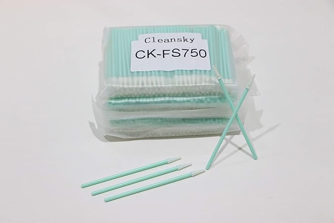 3.0" PCB Board Cleaning Swabs, Cleanroom Lint Free Pointed Foam Tip Swab for Camera, Optical Lens, Electronics, Detailing, Small Hole and Hard-to-Reach Area CK-FS750 (500)