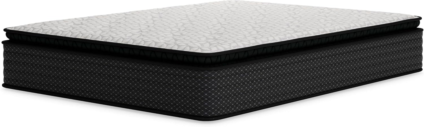 Signature Design by Ashley Limited Edition Pillow Top 13 " Pillow Top Hybrid Mattress with Gel Memory Foam and Edge Support for Cool Sleep and Pressure Relief, King, Fiberglass Free, Mattress In A Box
