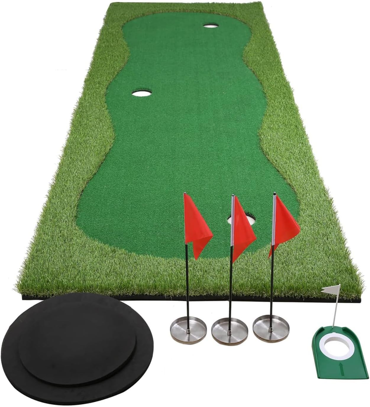 Golf Putting Green, Practice Putting Green Mat, Large Professional Golfing Training Mat for Indoor Outdoor…