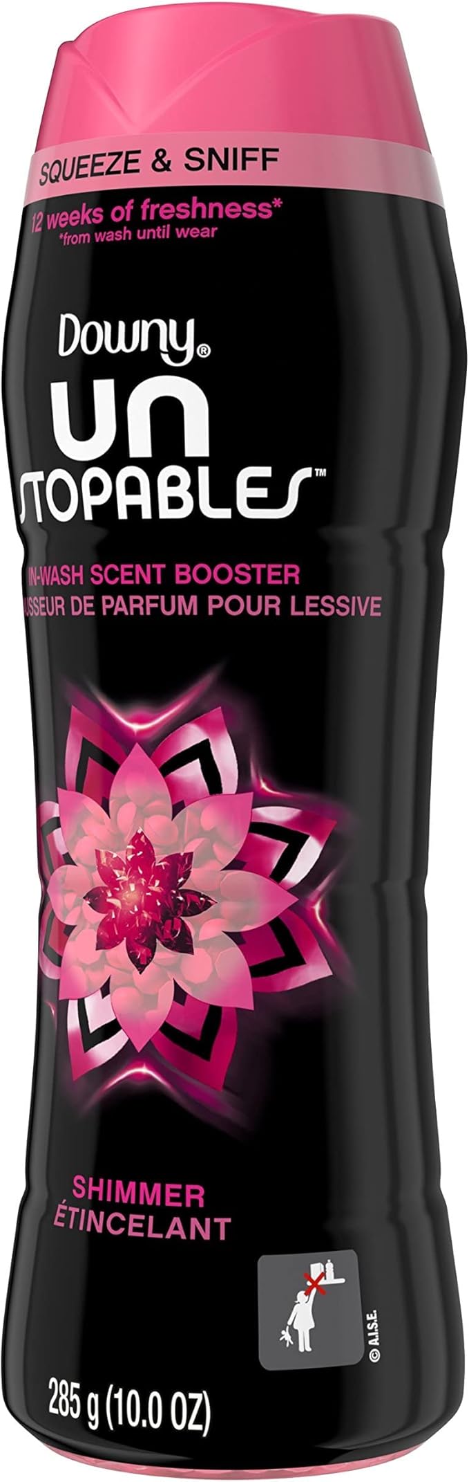Downy Unstopables Laundry Scent Booster Beads for Washer, Shimmer, 10 oz, 4 Count