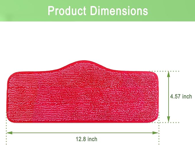 8 Pack Microfiber Replacement Steam Mop Pads Compatible for Schenley Steam Mop Cleaner, Washable and Reusable Replacement Mop Pads