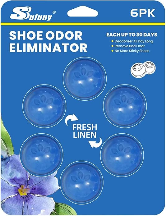 Shoe Deodorizer Balls Sneaker Deodorizers Balls Odor Eliminating for Shoes 6 Packs