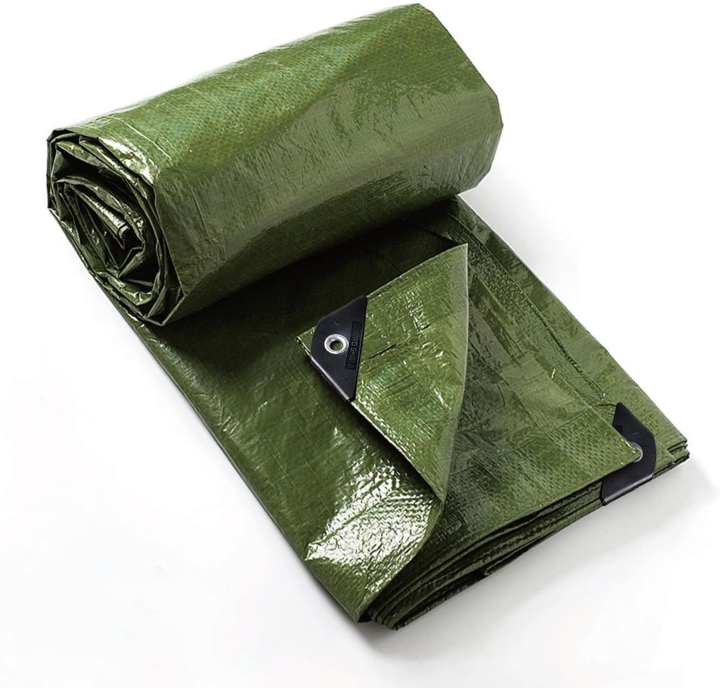 GUARD SHIELD Tarp Green 9x15 Feet Multi Purpose Waterproof Poly Tarp Cover 5mil (2-Pack)
