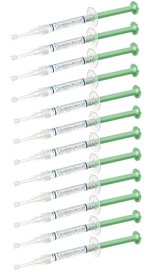 Opalescence 35% Gel Syringes Teeth Whitening - Refill Kit (12 Syringes), Made by Ultradent, Carbamide Peroxide in Mint Flavor. Tooth Whitening 5197-12