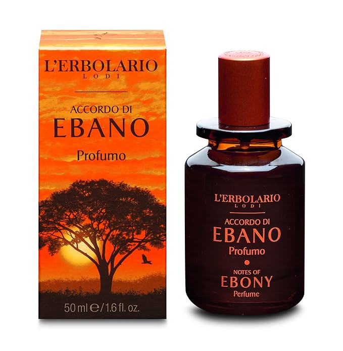 L'Erbolario Notes Of Ebony - Notes Of Grapefruit, Black Pepper And Elemi - Woody Fragrance For Men - Vigorous And Irresistable - Long Lasting Wear - Cruelty Free - 1.7 Oz EDP Spray