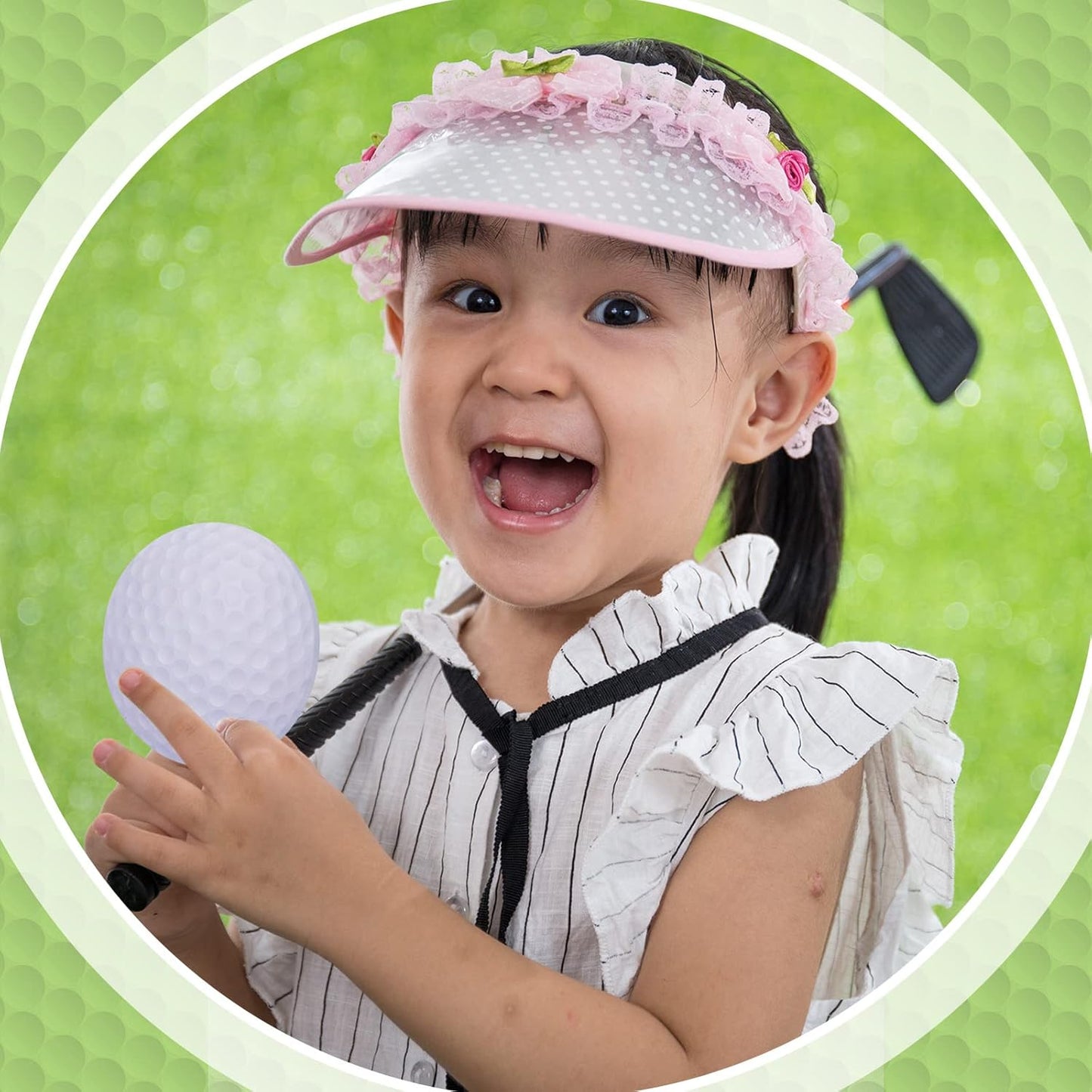Chuangdi 24 Pcs Golf Sticky Notes Golf Ball Notepad Party Favors for School Office Coworkers Students Stationery Party Supply