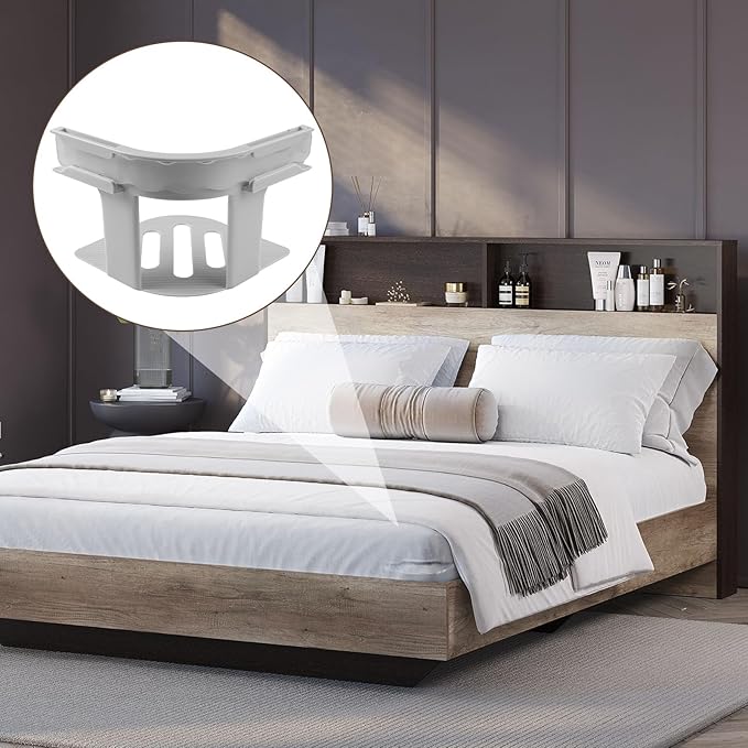 Dyale Bed Sheet Holders, Heavy Duty Straps for Fitted Sheets, Secure Fasteners for Twin Queen King Mattress Sizes (Grey)