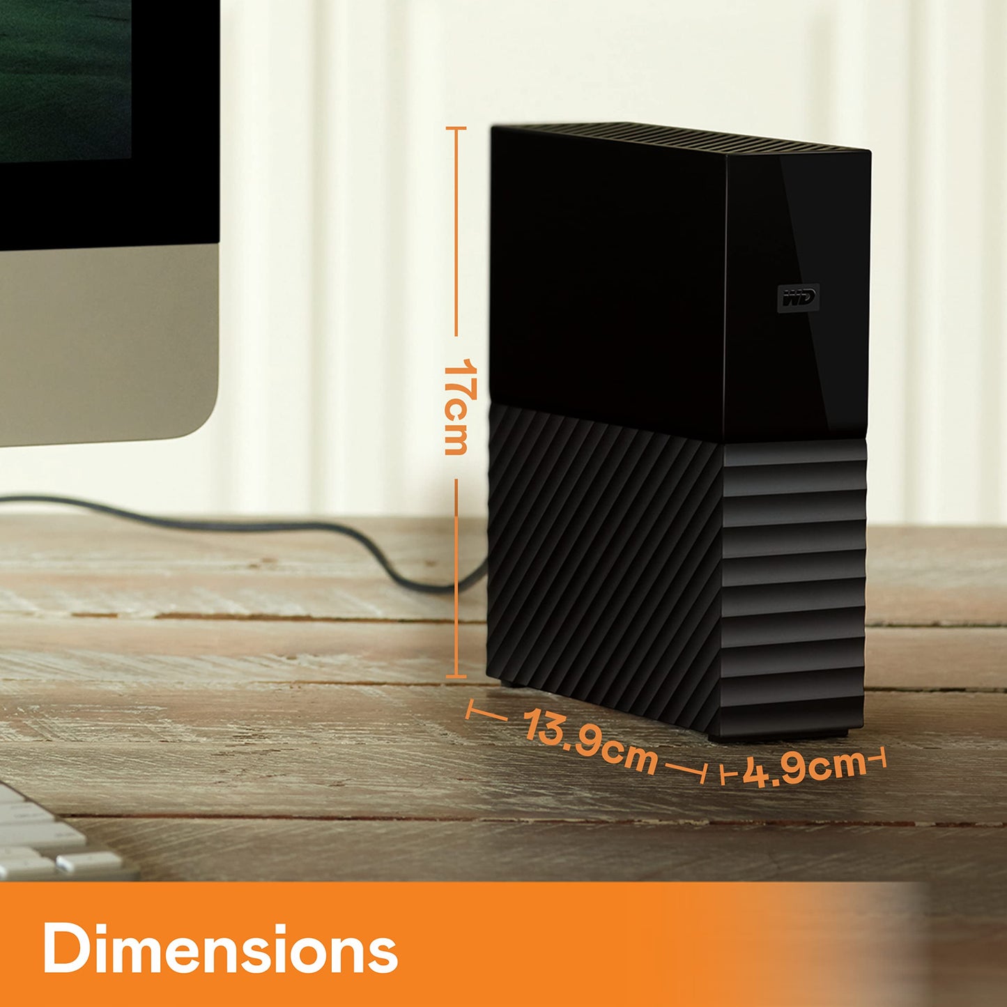 Wd 22Tb My Book Desktop External Hard Drive, Usb 3.0, External Hdd With Password Protection And Backup Software - Wdbbgb0220Hbk-