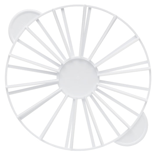 Ateco 1328 Cake Portion Marker, 14 or 16 Slices, Works for Cakes Up To 16-Inches Diameter, White