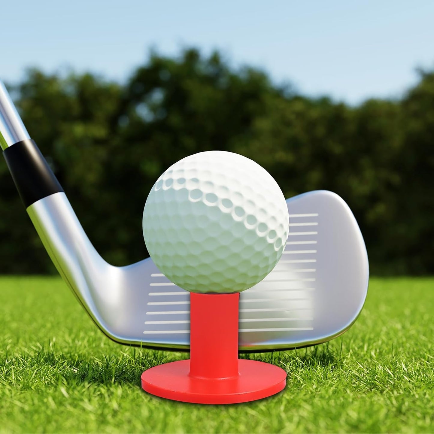PATIKIL Rubber Golf Tees, Tall Practice Training Driving Range Tee Stable Ball Holder