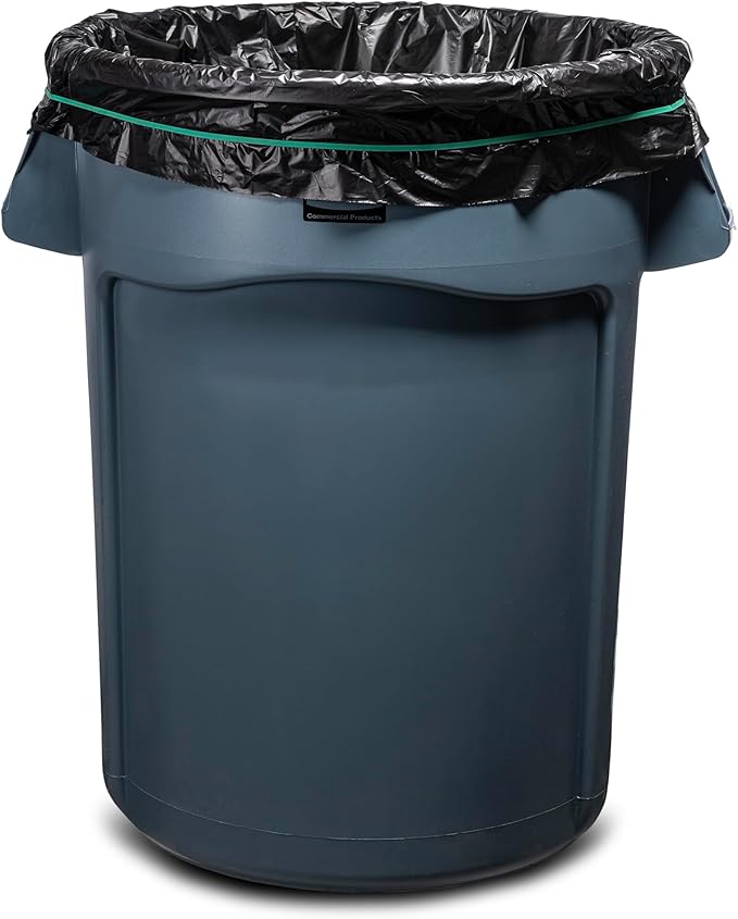 Rubber Bands for 55 Gallon Trash Cans – 12 Pack | Secure 55 Gallon Trash Bags | Heavy Duty, Durable, Stretchable, & Reusable for 55 Gal Garbage Cans