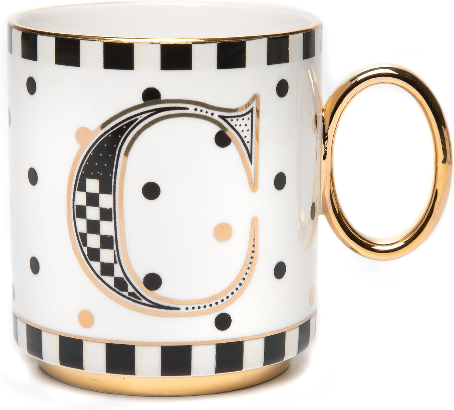MACKENZIE-CHILDS My Mug, Decorative Ceramic Coffee Mug with Handle, C