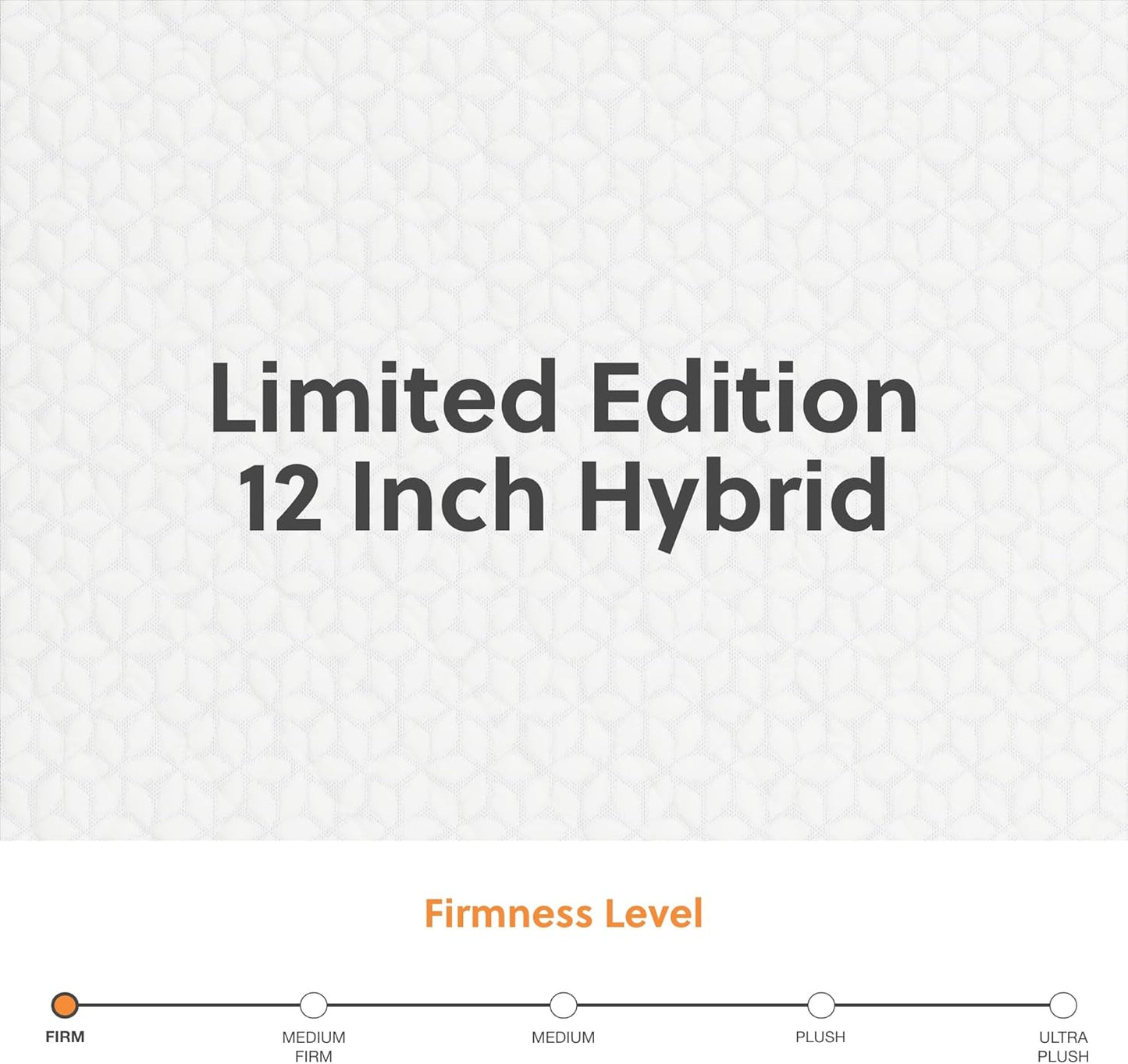 Signature Design by Ashley Limited Edition Firm 12 Inch Hybrid Mattress with Gel Memory Foam and Edge Support for Cool Sleep and Pressure Relief, Queen, Fiberglass Free, Mattress In A Box