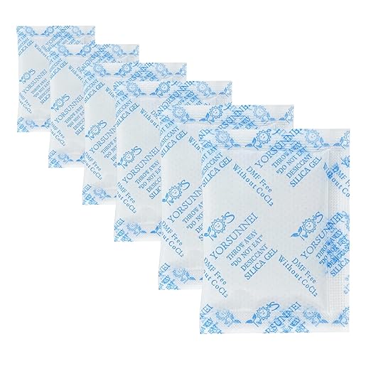 Silica Gel Packets, 5 Gram Desiccants Packs, Moisture Absorbers, Food Grade Silica Gel Desiccant for Storage, Silica Packets for Moisture Control[100 Packs]