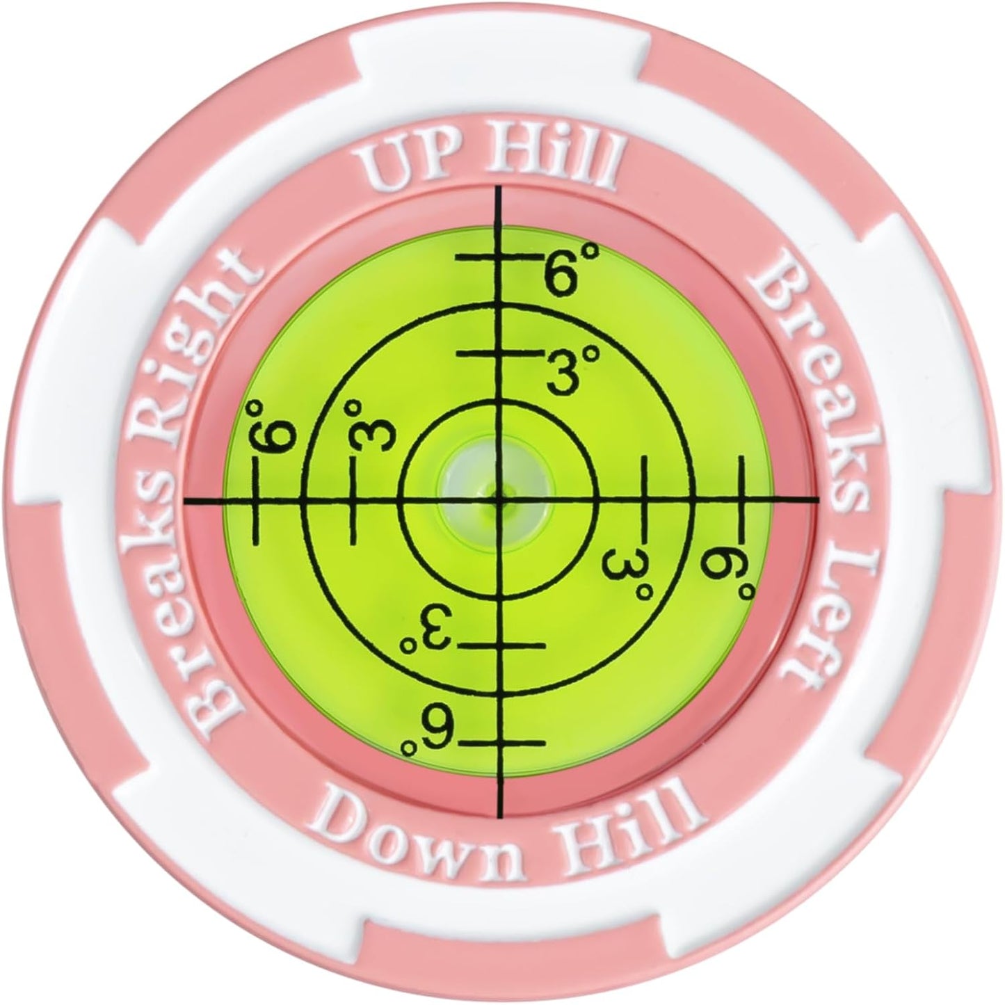 Golf Ball Marker - SmartLevel Ball Marker with High Precision Horizontal Bubble | Golf Putting Training Aid Accessories for Men & Women