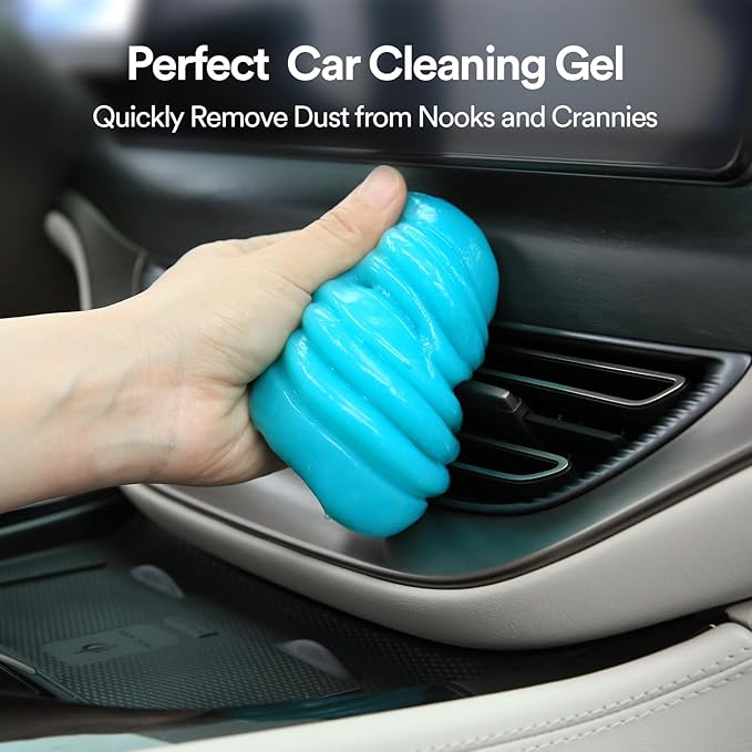 PULIDIKI Car Cleaning Gel Clean Putty Auto Detail Tools Slime Cleaner Interior Car Accessories Christmas Stocking Stuffers Gifts for Men Women Teens White Elephant Gifts Adults 2Pack
