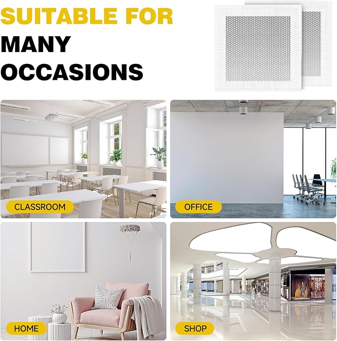 12 Inch Drywall Repair Kit, Self-Adhesive Mesh Drywall Repair Patch, The Wall Repair Kit with Scraper and Sandpaper is Suitable for Repairing Large Holes in Walls and Ceilings, Wall Hole Repair Tool