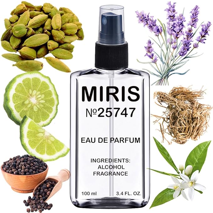 MIRIS No. 25747, Inspired by Icon, Long-Lasting Eau de Parfum for Men, Spray 3.4 Fl Oz / 100 ml