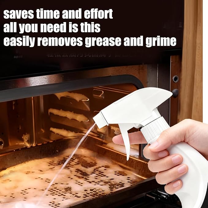 Oven Rack Cleaner | 300ml Degrease Cleaner - Fryer Degreasing Spray | for Homeowners Busy Families Renters To Remove Grease Stain Oil From Microwave Oven Grill Kitchen