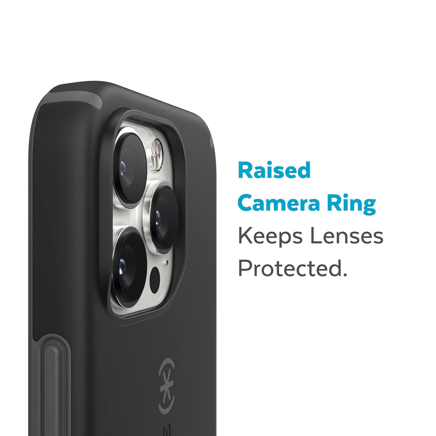 Speck Iphone 14 Pro Case - Slim, Drop Protection, Scratch Resistant, Soft Touch For 6.1 Inch Iphone 14 Pro - Dual Layer, Black/S