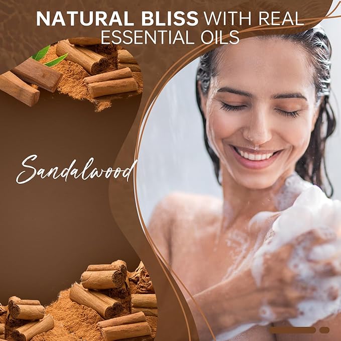 Shower Steamers Aromatherapy Birthday Gifts for Women Travel Essentials, 8 Pcs Sandalwood, Bath Bombs Shower Bombs with Natural Essential Oils, Relaxation Home SPA