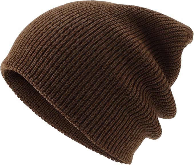 Connectyle Classic Double Layer Knit Beanie Hat Warm Thick Acrylic Winter Hats Daily Cuffed Beanies Watch Hat for Men Women