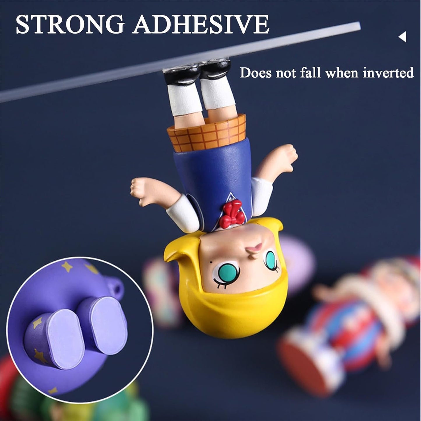 Adhesive Stick dots Two-Sided Sided Mounting Putty Stick Tack for Wall Hanging Crafts Balloons Festival Party Decorations,Clean Removable(0.78"*0.78"-300)