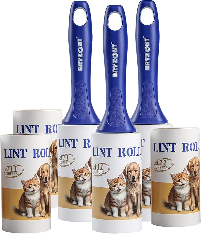 Extra Sticky Pet Hair Lint Roller, Pet Roller Hair Remover, Lint Rollers for Clothes, Furniture, Couch, Carpet, Dog Cat Hair Removal (666 Sheets)