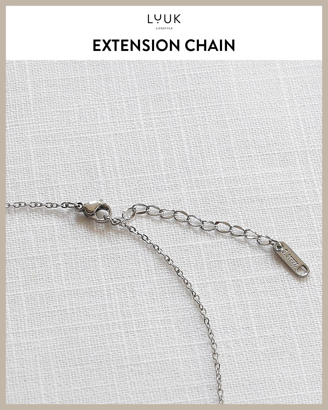 LUUK LIFESTYLE Stainless steel necklace for women with globe, earth pendant and HAPPINESS gift card, simple, minimalistic summer jewelry, festival look, trendy boho style, travel lucky charm, silver