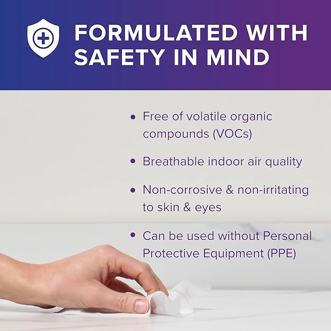 Oxivir Diversey 1 100850922 Disinfectant Cleaning Wipes, Pre-Moistened with Accelerated Hydrogen Peroxide AHP, Unscented, 60 Medium 7x8-Inch Wipes, 1-Slim Canister