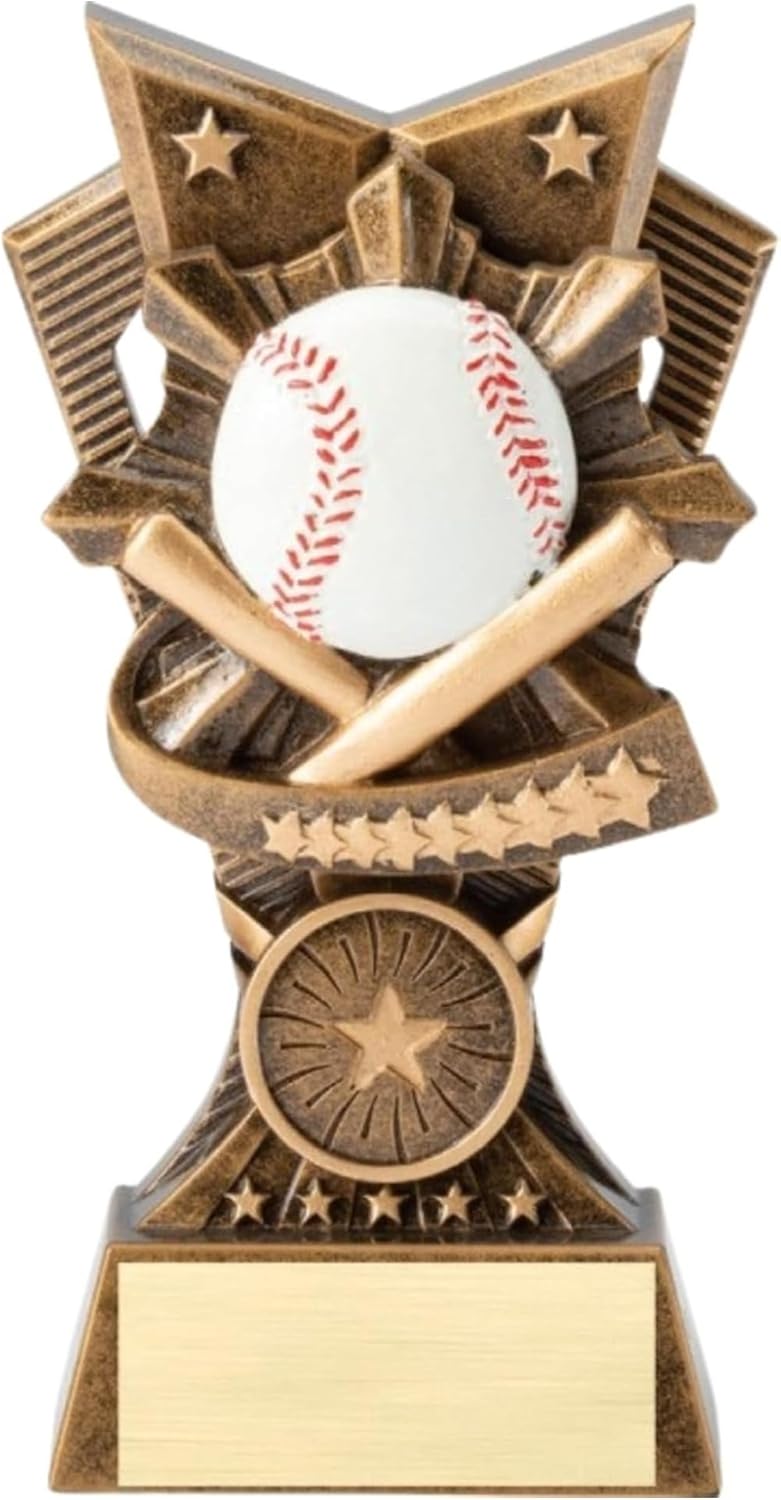 Champion V Sports Trophy Award with Custom Engraving – Recognition Trophy for Kids and Adults Team Awards for Competitions School Sports Student Athletes MVPs Tournaments and Celebrations