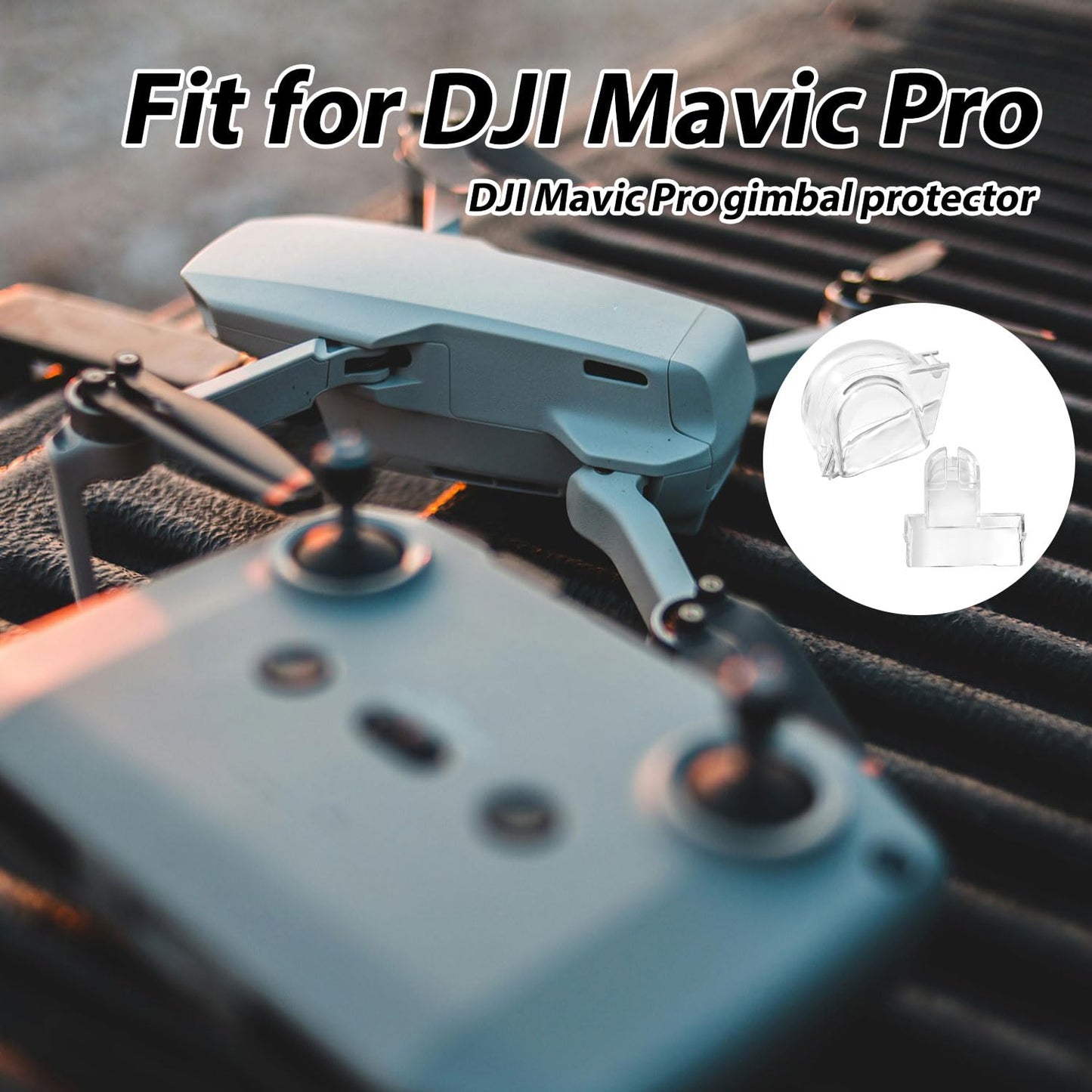 Gimbal Protector Gimbal Cover, Gimbal Lock Camera Lens Cover Anticollision Protection Scratch-Resistant Guard Cover Compatible W