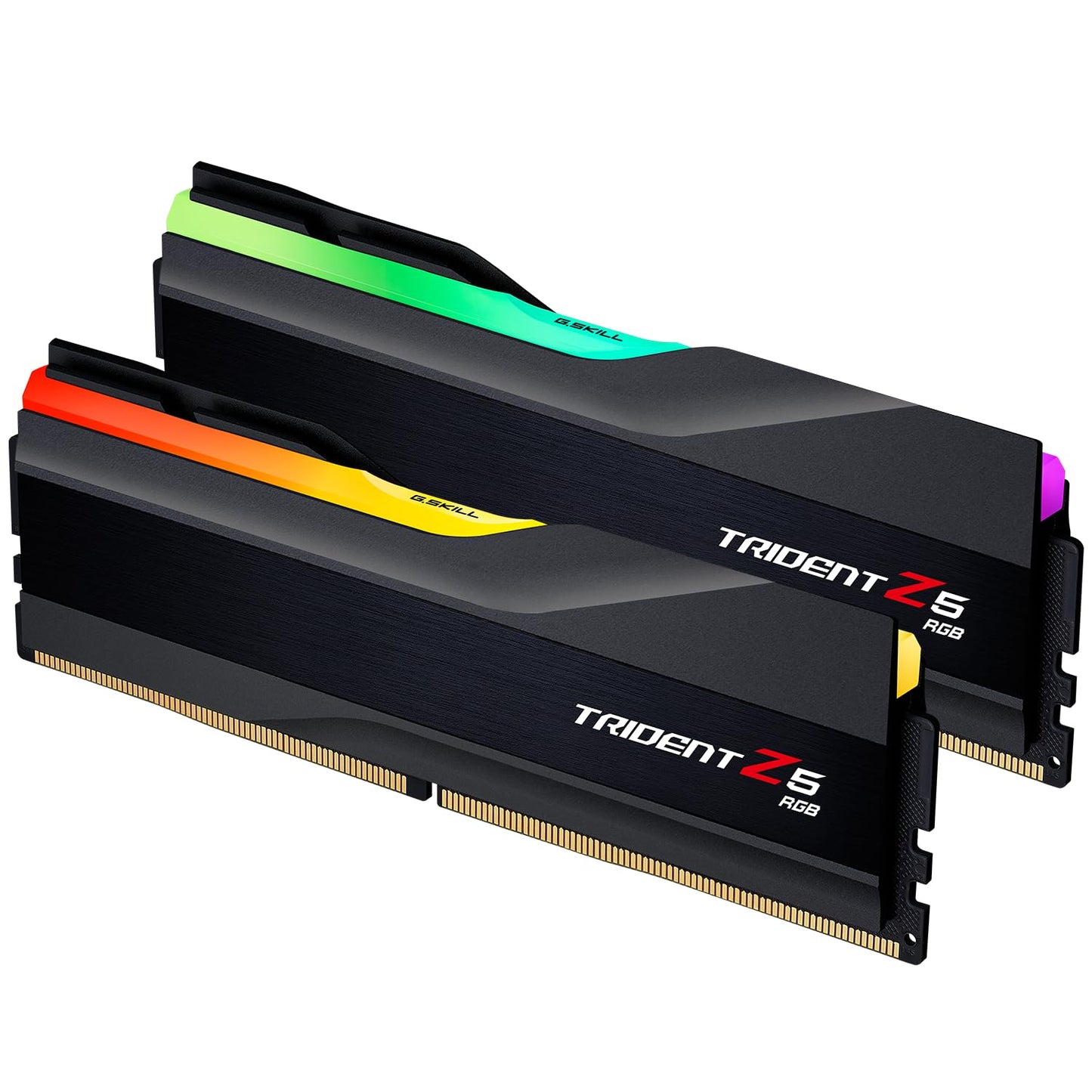 G.SKILL Trident Z5 RGB Series DDR5 RAM (Intel XMP 3.0) 32GB (2x16GB) 6400MT/s CL32-39-39-102 1.40V Desktop Computer Memory U-DIMM - Matte Black (F5-6400J3239G16GA2-TZ5RK) -Like New