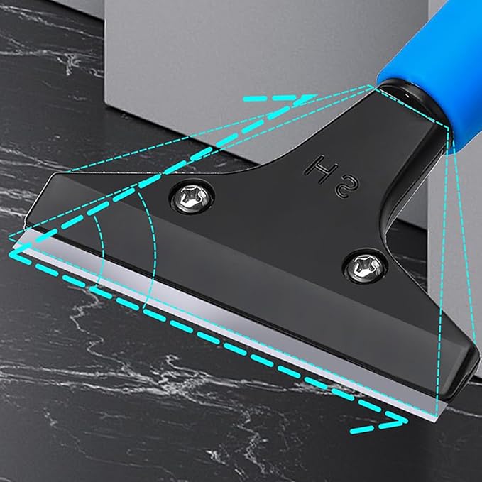 Wall Scraper, Multi-Purpose Design, 1set, Adjustable Squeegee Tool, Grout Cleaning Scraper, Easy Assembly, for Flooring Tile Grout Garage Garden Drywall