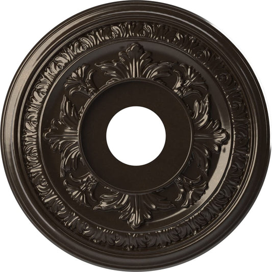 Ekena Millwork Cmp16Baeru Baltimore Thermoformed Pvc Ceiling Medallion (Fits Canopies Up To 6 1/2), 16Od X 3 1/2Id X 1P, Univers