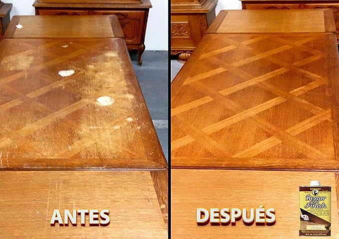 HOWARD - Restor-A-Finish: Restore Your Dark Oak Wood Finishes Repair Scratches, Eliminate Stains, White Heat or Water Rings and More. Safe on Furniture, Trim, and All Finished Wood. Size: 8 Fl oz
