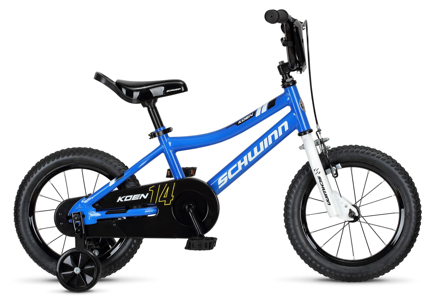 Schwinn Koen Bike, 14 Inch Bike for Kids Ages 3-4, SmartStart Ergonomic Design for Kids, Adjustable Seat Grows with your Child, Rear Coaster Brake and Front Caliper Brake, Training Bicycle